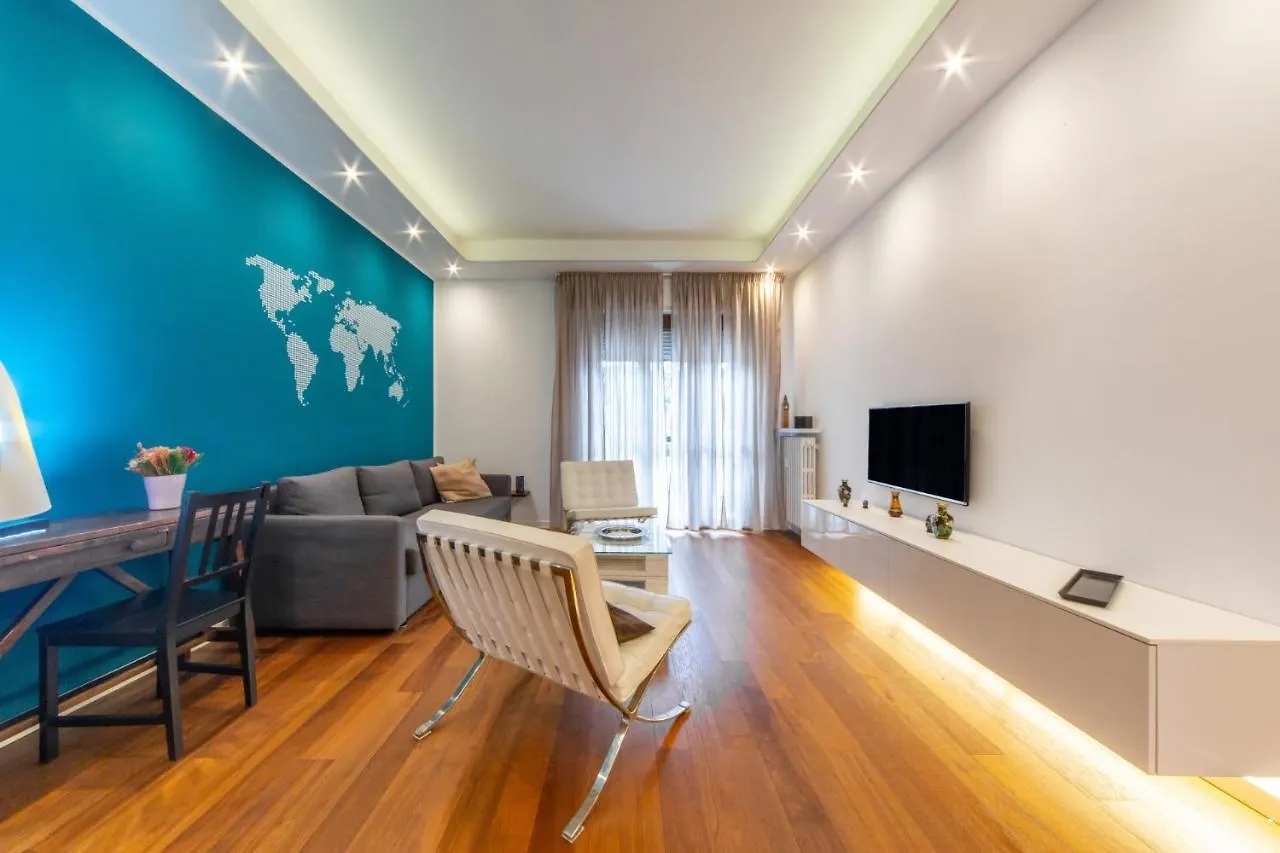 Apartmán Easylife - Lussuoso Trilocale Con Balcone E Vasca Idromassaggio In Zona Barona Milán