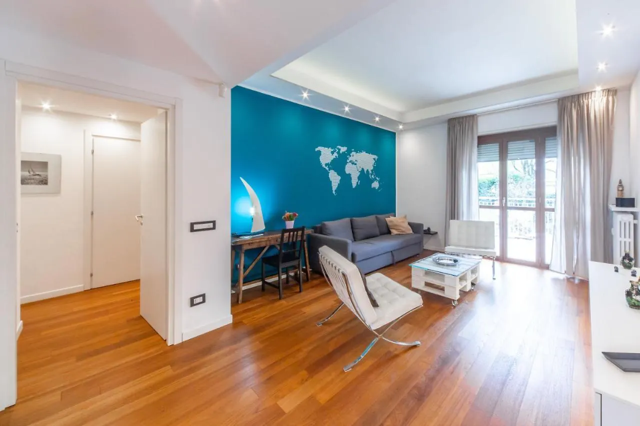 Apartmán Easylife - Lussuoso Trilocale Con Balcone E Vasca Idromassaggio In Zona Barona Milán